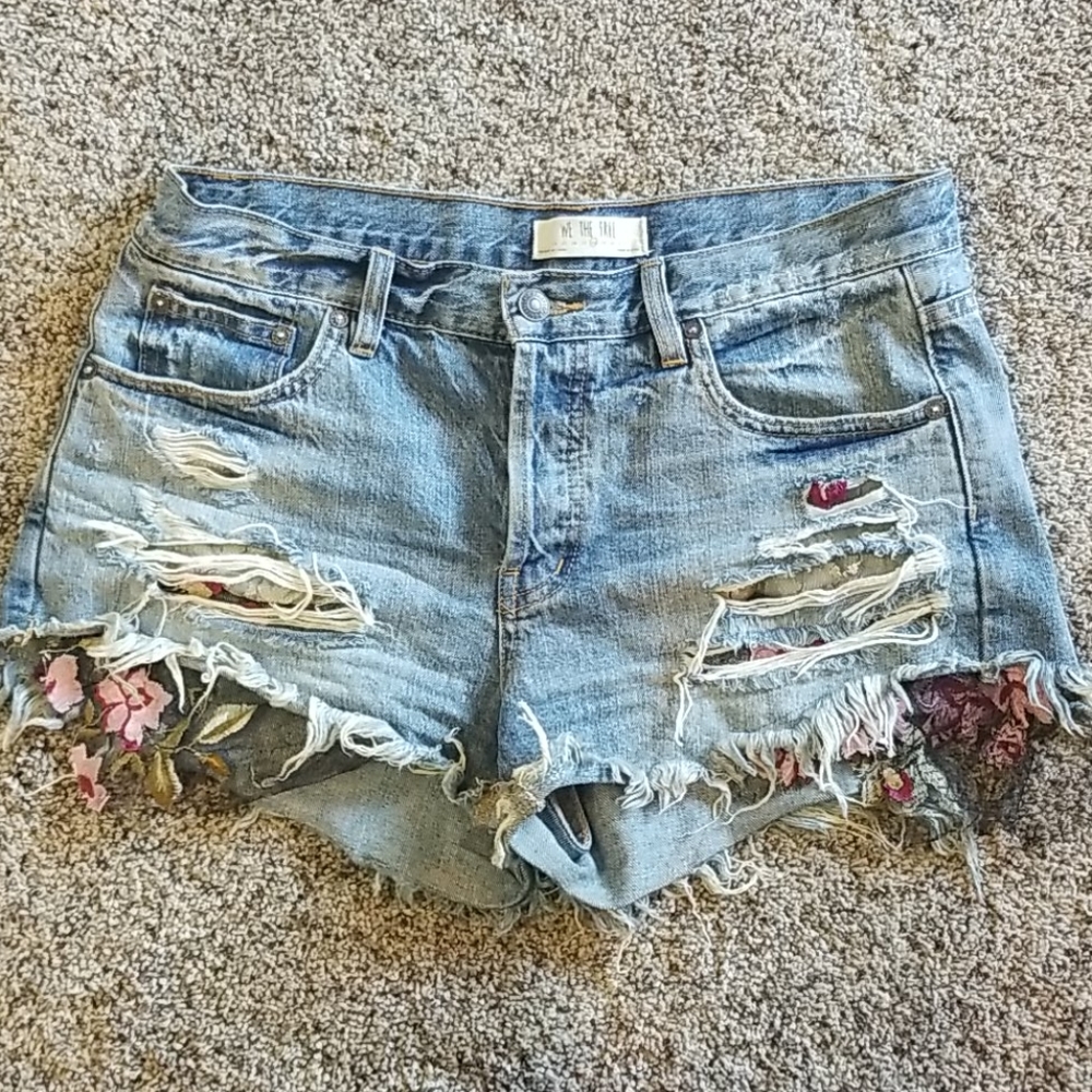 Free people jean shorts